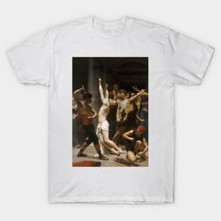 The Flagellation of Our Lord Jesus Christ by William-Adolphe Bouguereau T-Shirt